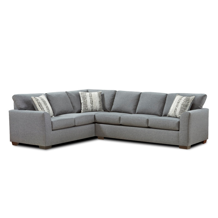 Latitude Run® Sofa Kraze Arlo Sectional Grey Wayfair Canada